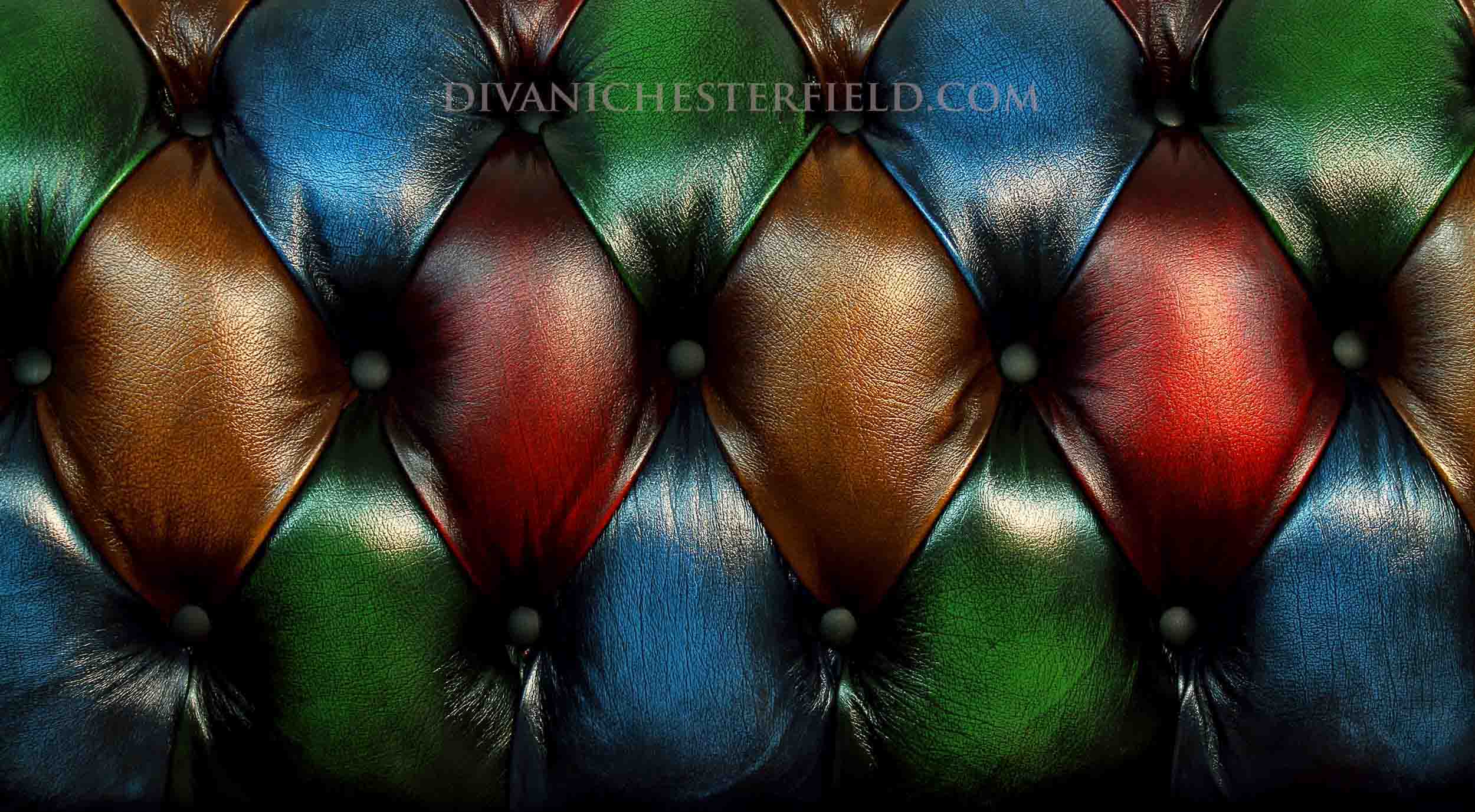divano chester colorato pelle patchwork moderno harleq