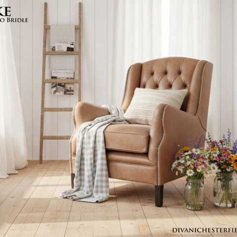 Poltrona Chesterfield Duke Contemporanea