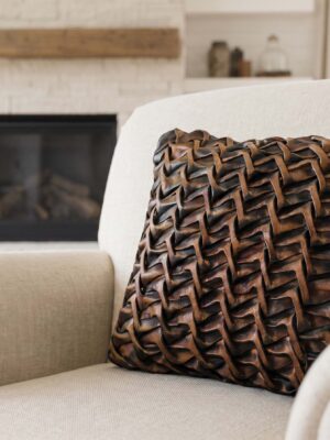 cuscino-pelle-cucito-made-in-italy-harleq-waves-pelle-lusso-gold