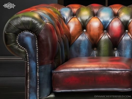 divano-chesterfield-design-moderno-patchwork-multicolore-harleq-dettaglio