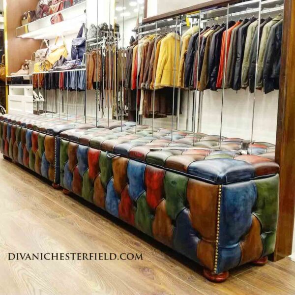 Panche in pelle personalizzate