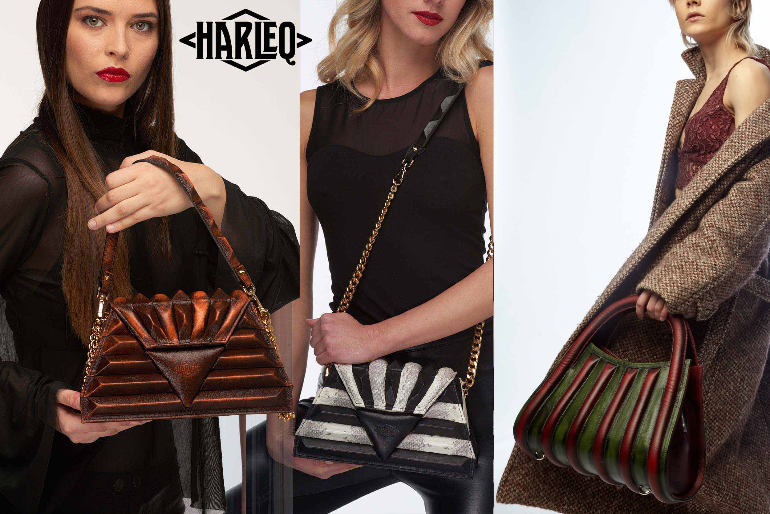 borsa luxury handbag harleq pochette leather bags